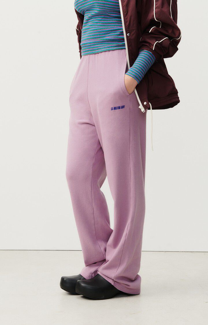 american vintage Jogging femme Hodatown - LILAS MULTICHINE Rose - H23
