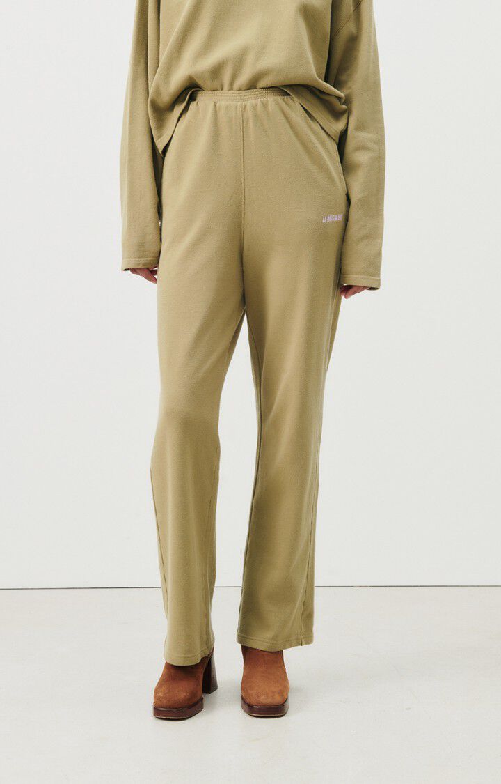 american vintage Jogging femme Hodatown - VERVEINE CHINE Vert - H23