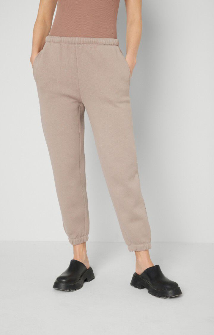 american vintage Jogging femme Ikatown - TAUPE Marron - H21