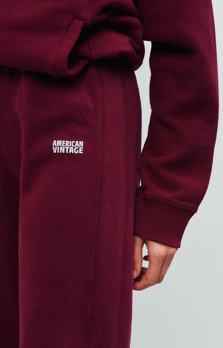 American Vintage Jogging Femme Izubird - BORDEAUX VINTAGE Rouge - E25