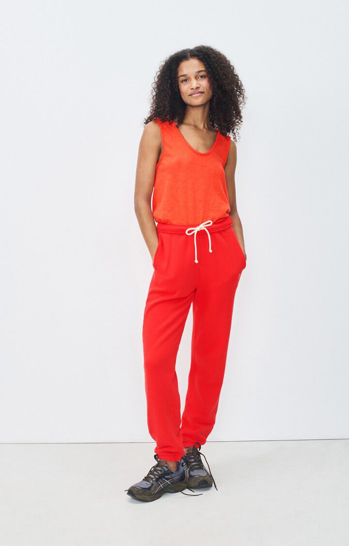 American Vintage Jogging Femme Izubird - FRAISE VINTAGE Rouge - E25