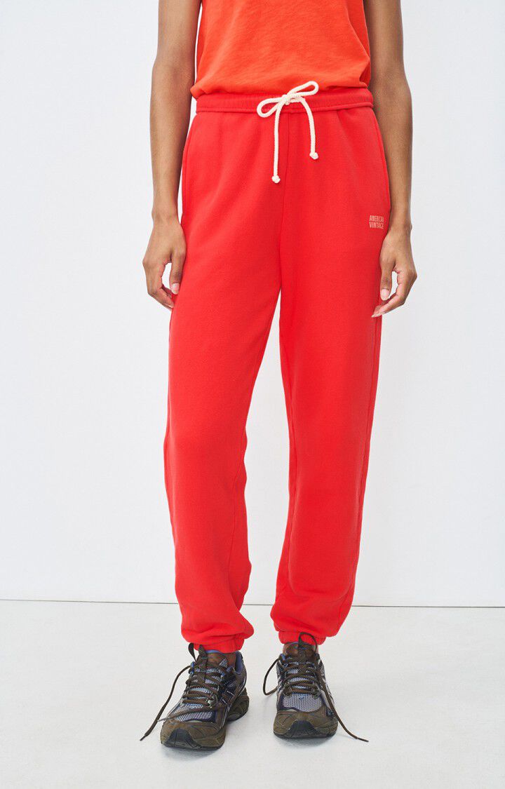 american vintage Jogging femme Izubird - FRAISE VINTAGE Rouge - E25