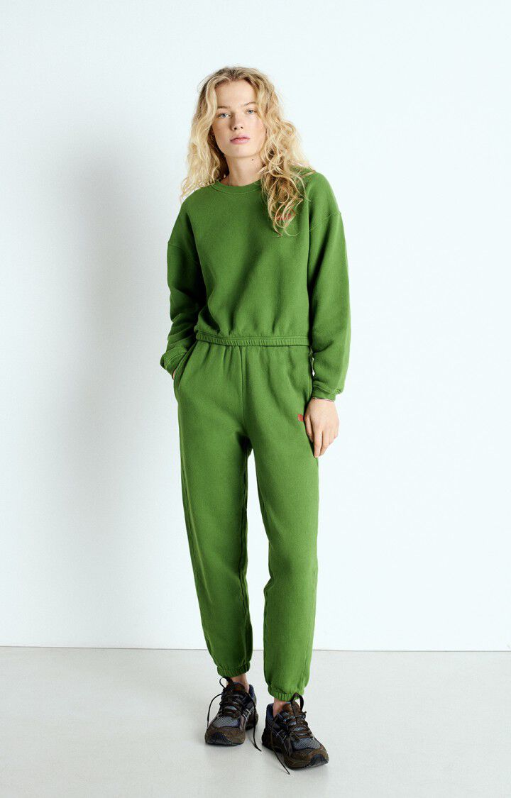 American Vintage Jogging Femme Izubird - GAZON VINTAGE Vert - E25