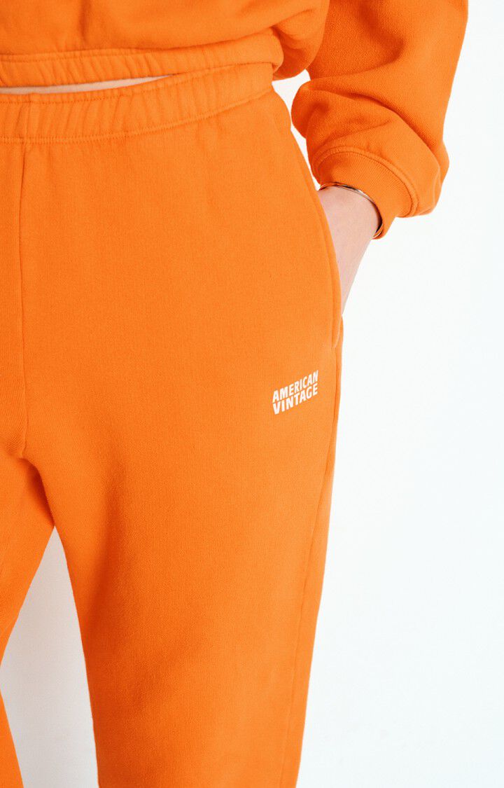 American Vintage Jogging Femme Izubird - NEFLE FLUO Orange - E25