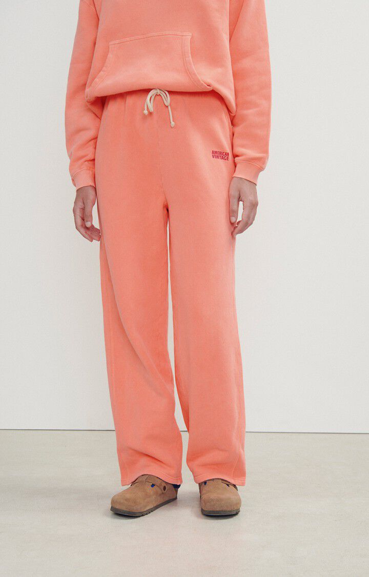 american vintage Jogging femme Izubird - ORANGE FLUO Orange - E24