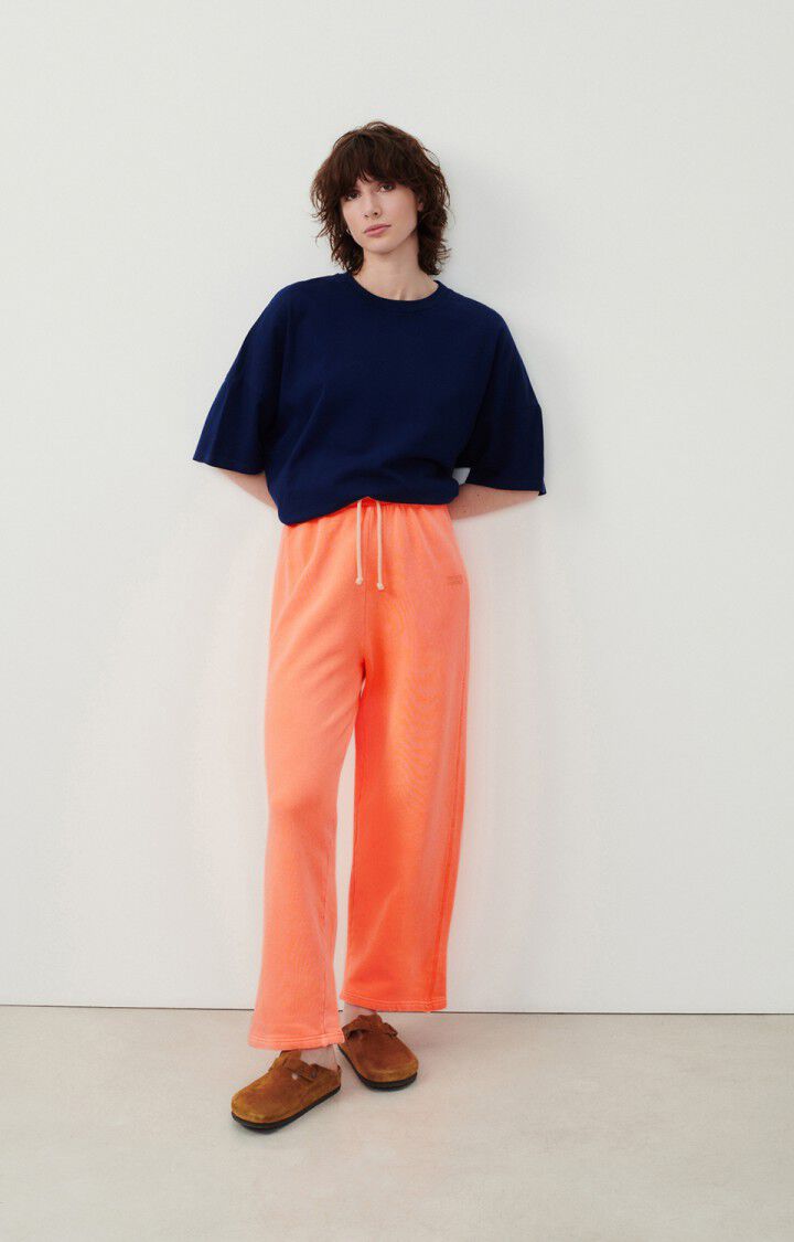 american vintage Jogging femme Izubird - ORANGEADE FLUO Orange - E24