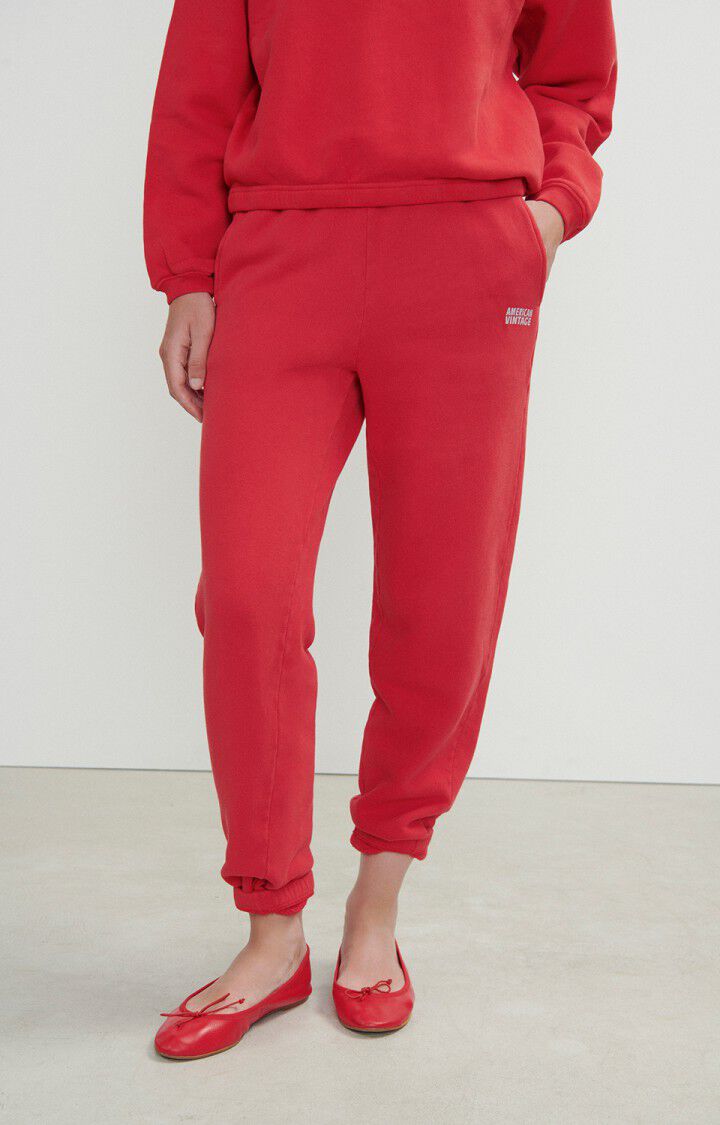 american vintage Jogging femme Izubird - SALSA VINTAGE Rouge - H23