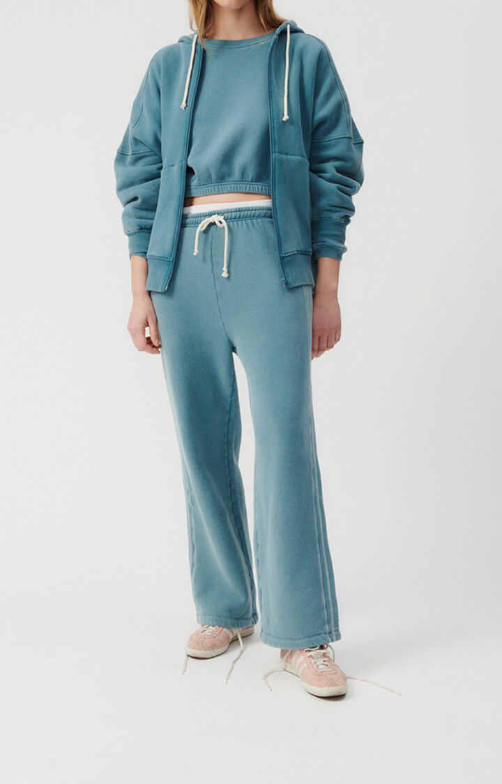 American Vintage Jogging Femme Izubird - TEMPETE VINTAGE Bleu - E23