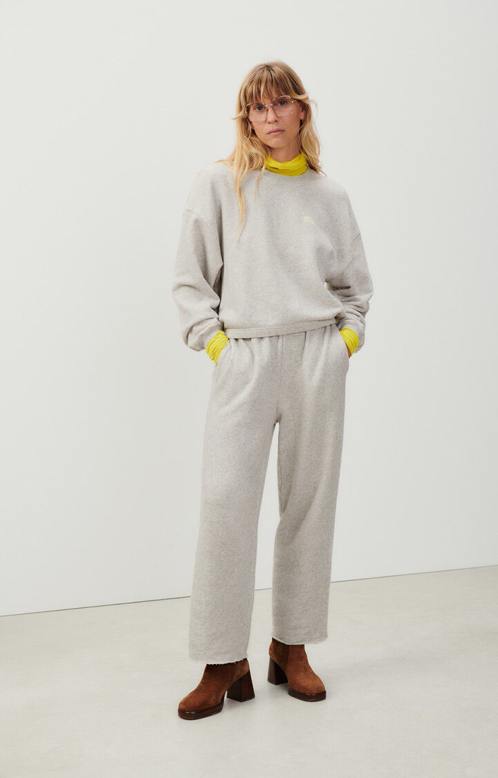 American Vintage Jogging Femme Kodytown - POLAIRE CHINE Gris - E25