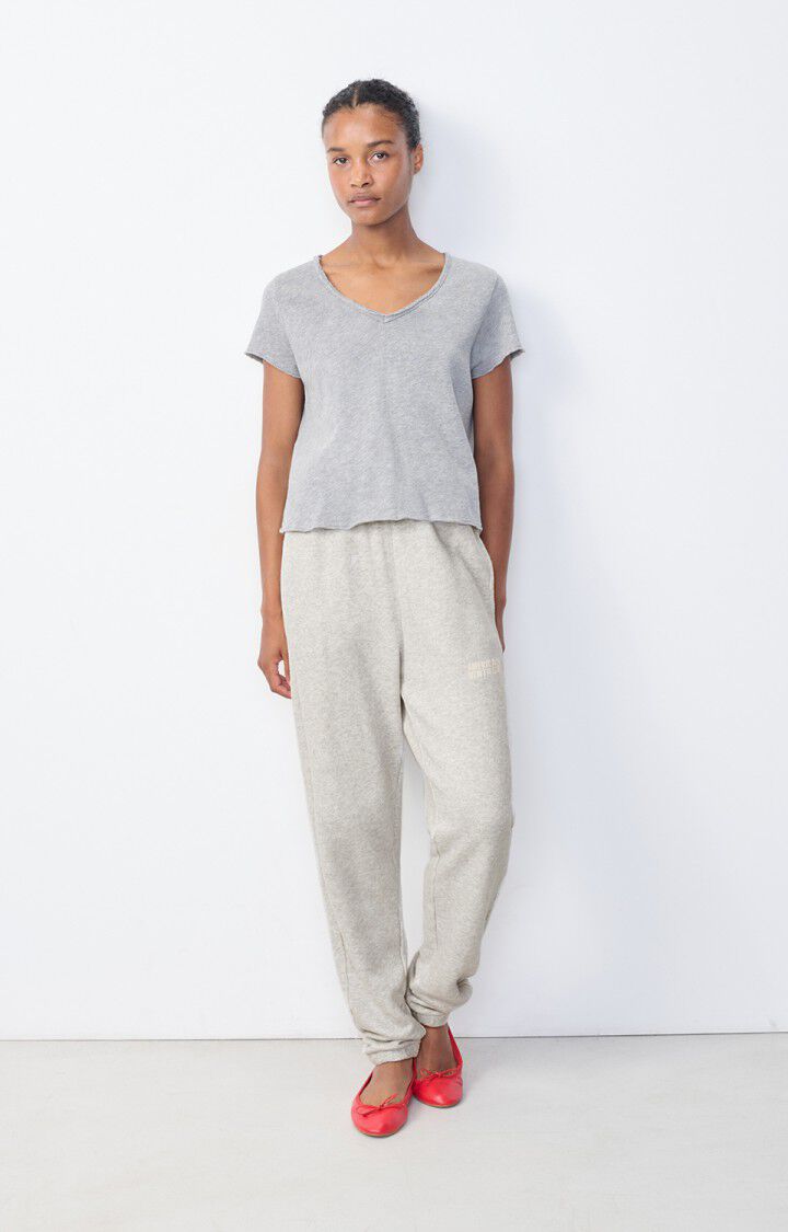 American Vintage Jogging Femme Kodytown - POLAIRE CHINE Gris - E25
