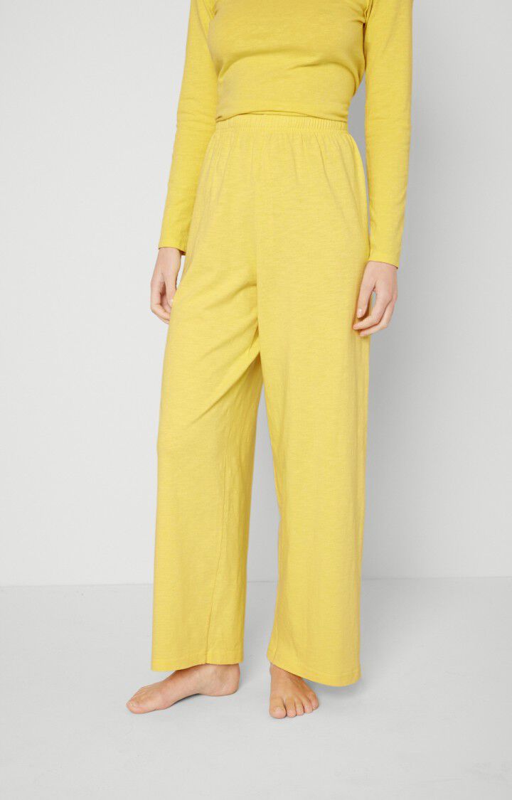 american vintage Jogging femme Laweville - PISSENLIT VINTAGE Jaune - E23