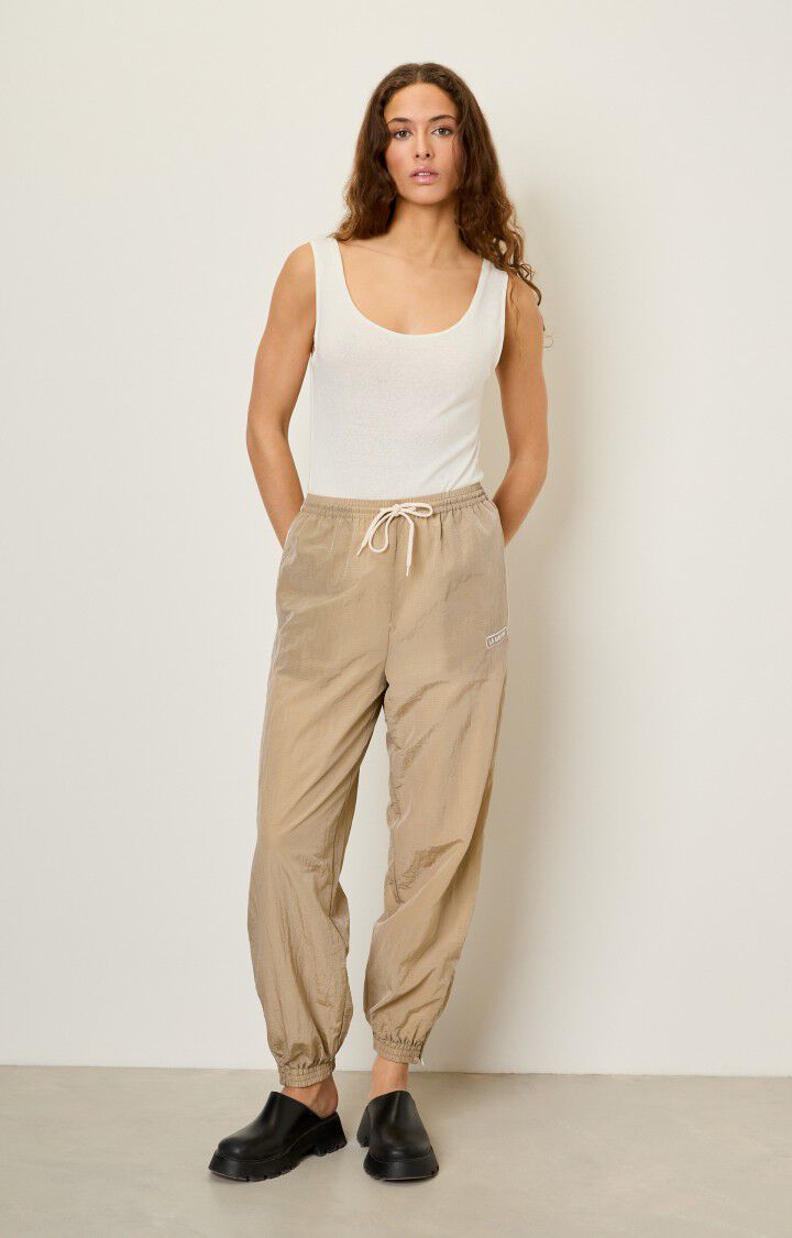American Vintage Jogging Femme Lozy - SESAME Marron - E23