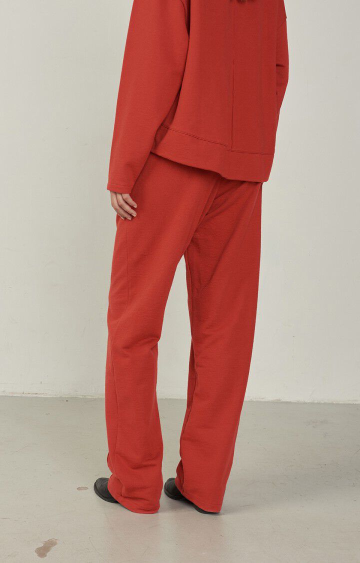 American Vintage Jogging Femme Opoby - NOYER Rouge - H22