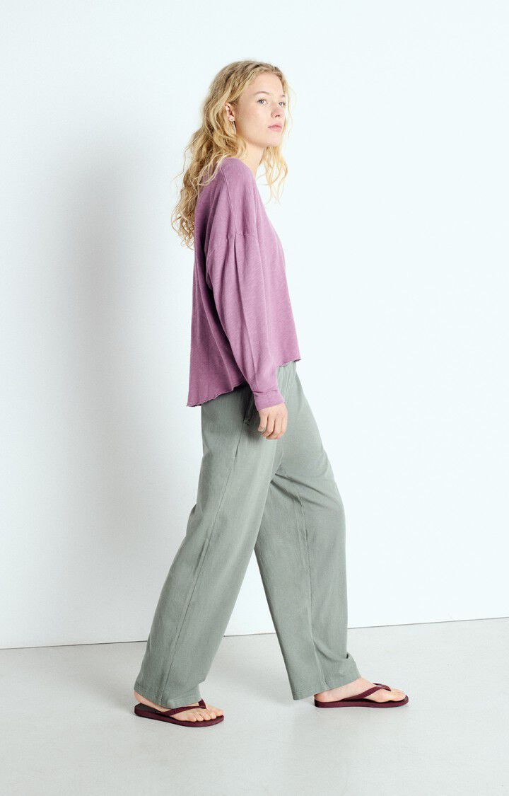 American Vintage Jogging Femme Ouky - VERT DE GRIS VINTAGE Vert - E25