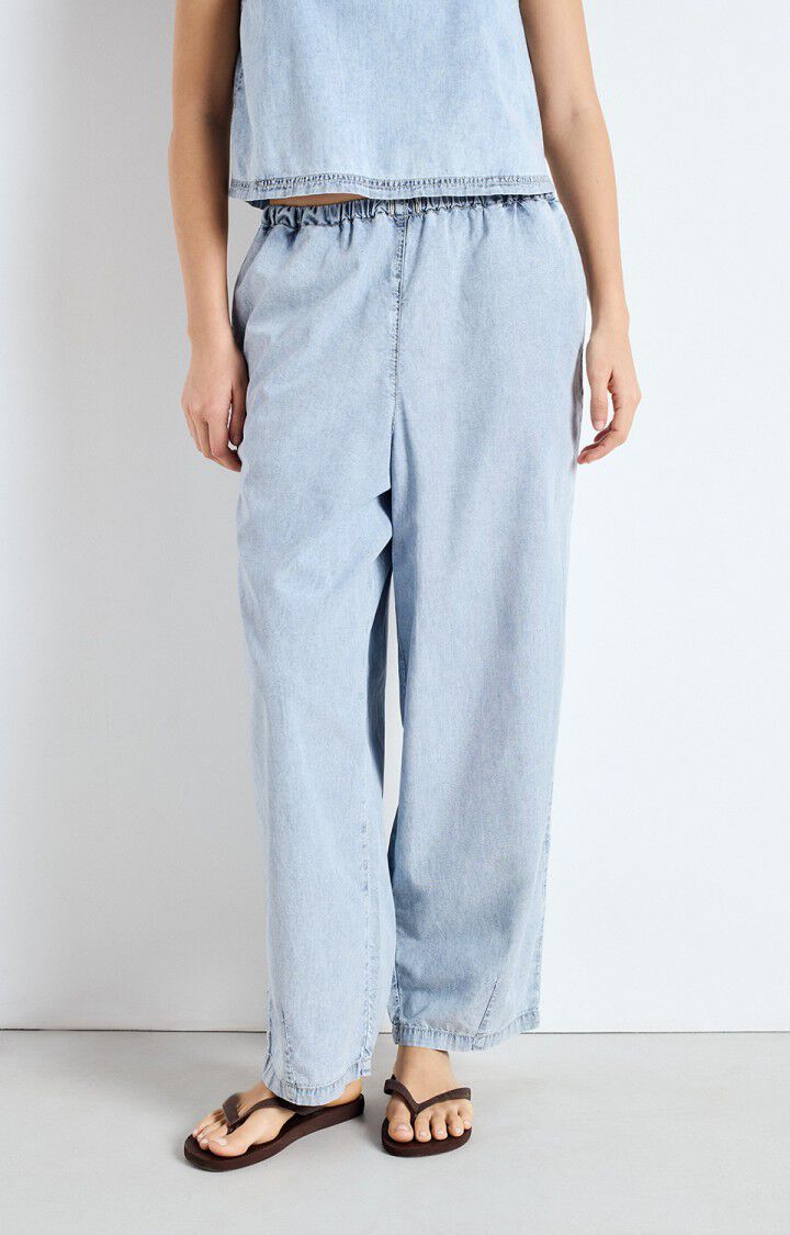 american vintage Jogging femme Paybou - BLUE SNOW Bleu - E25