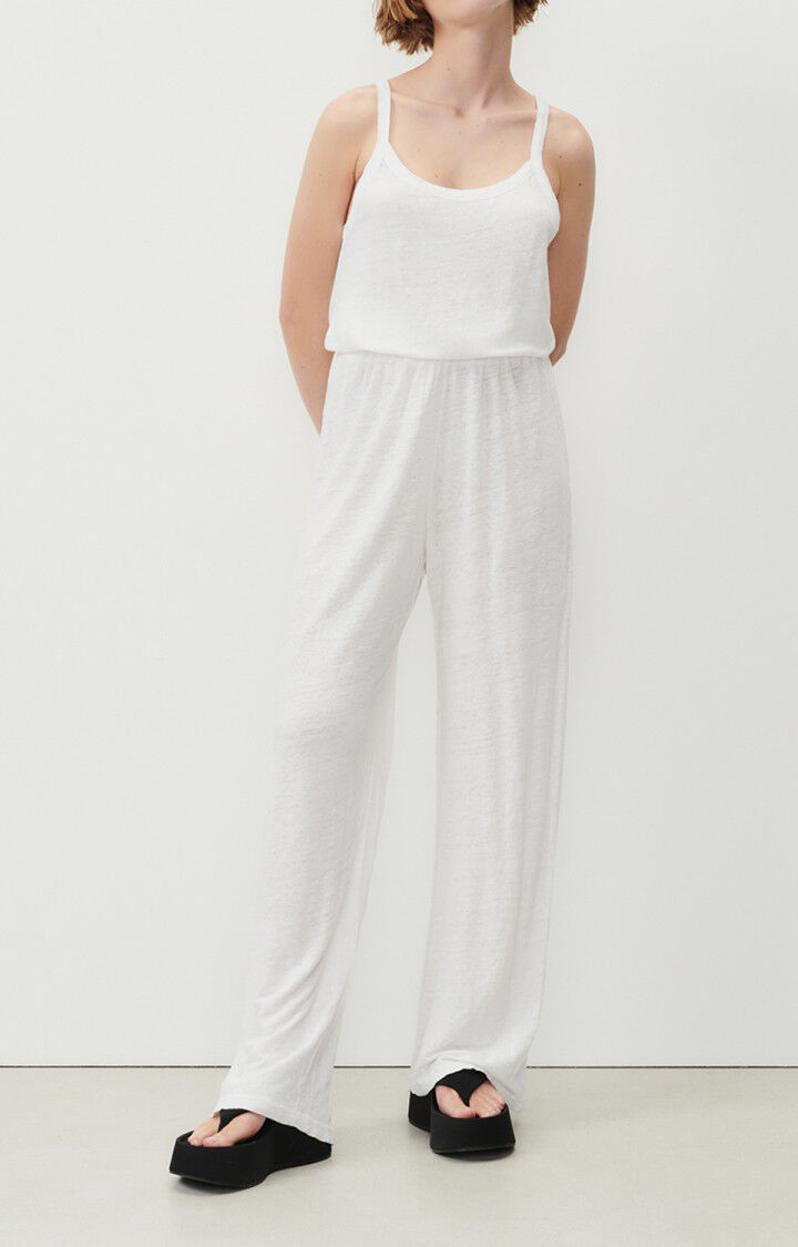 American Vintage Jogging Femme Pobsbury - BLANC Blanc - E23