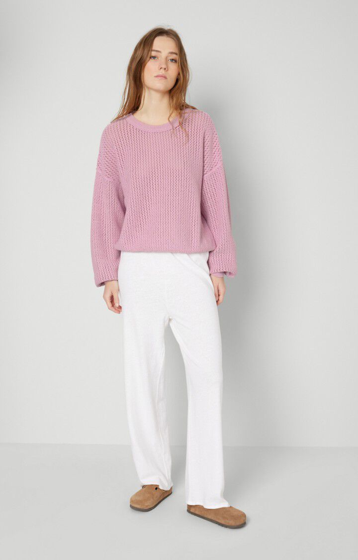 American Vintage Jogging Femme Poxson - BLANC Blanc - E22