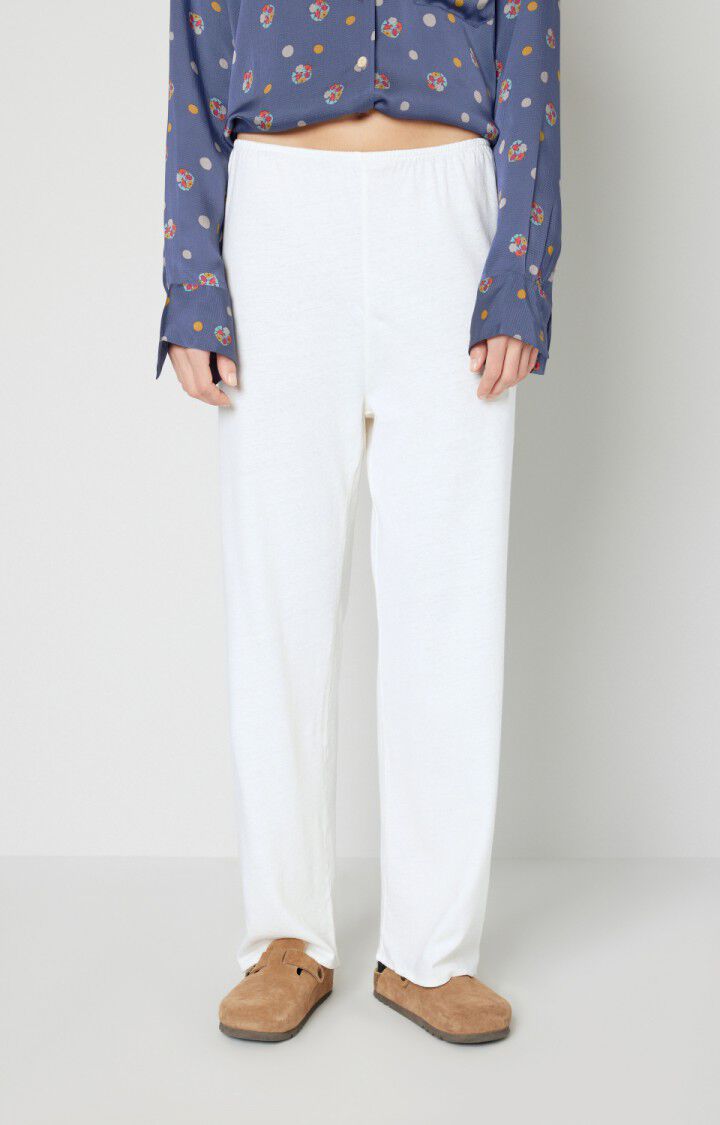 american vintage Jogging femme Poxson - BLANC Blanc - E22B