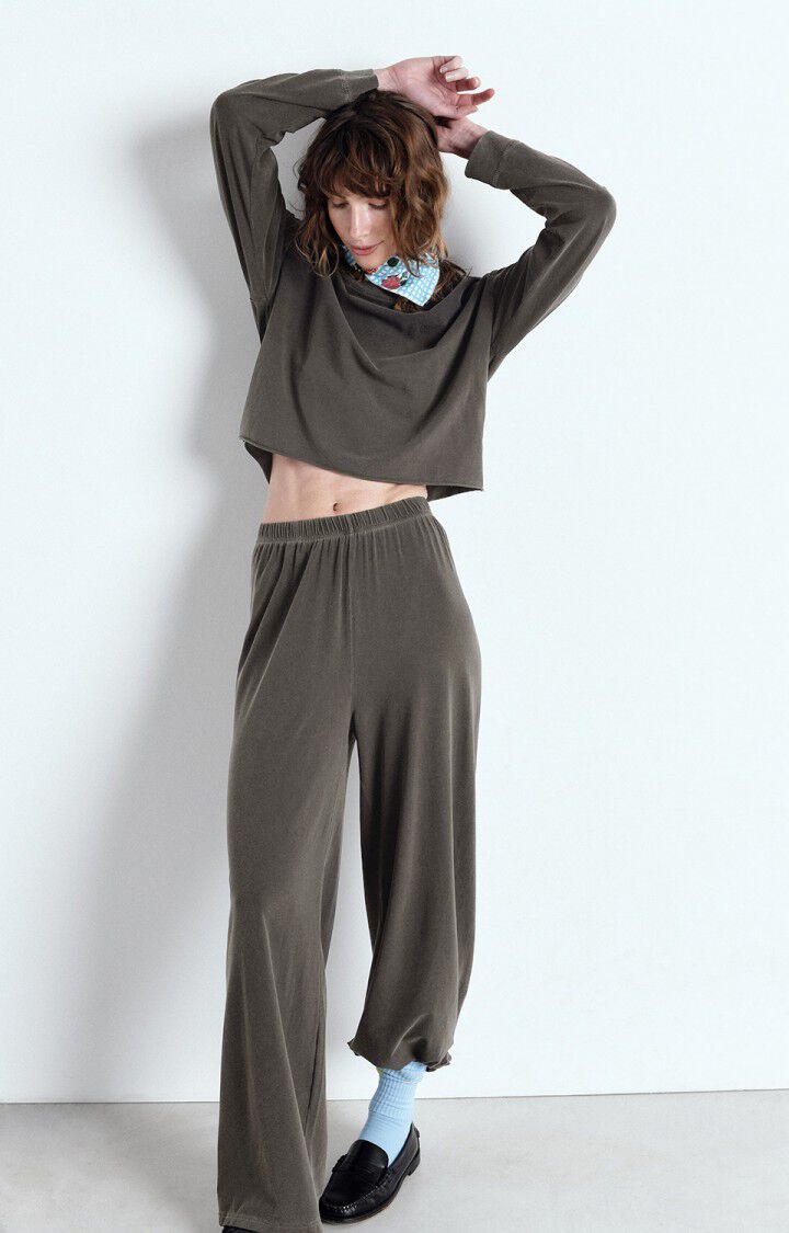 American Vintage Jogging Femme Pymaz - CARBONE VINTAGE Noir - E25