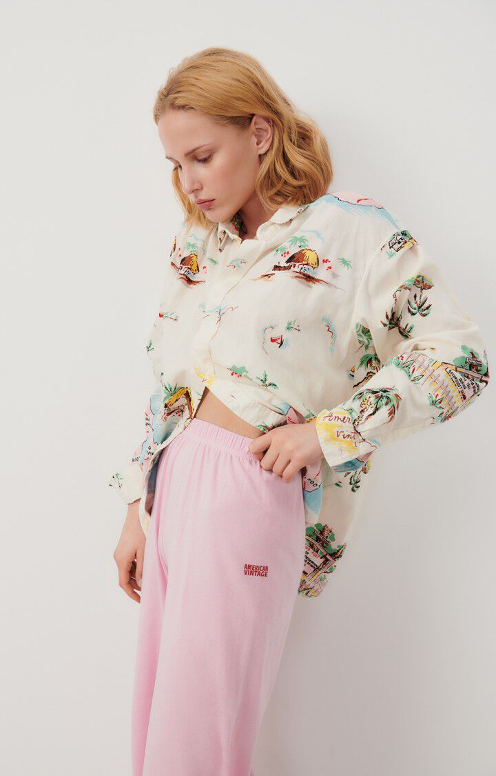 American Vintage Jogging Femme Pymaz - GUIMAUVE VINTAGE Rose - E24