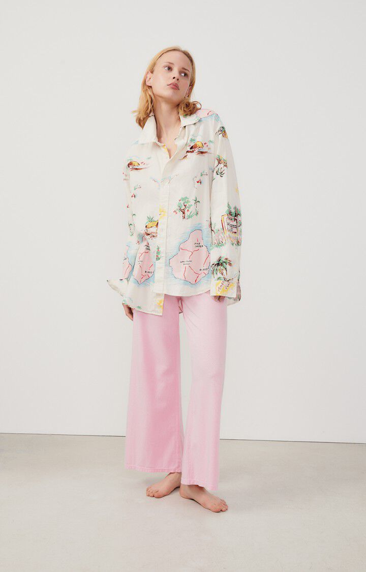 american vintage Jogging femme Pymaz - GUIMAUVE VINTAGE Rose - E24