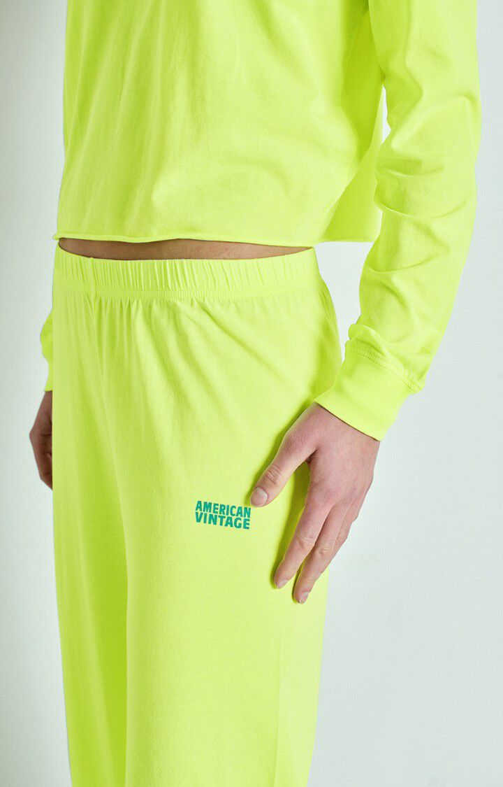 American Vintage Jogging Femme Pymaz - JAUNE FLUO Jaune - E25