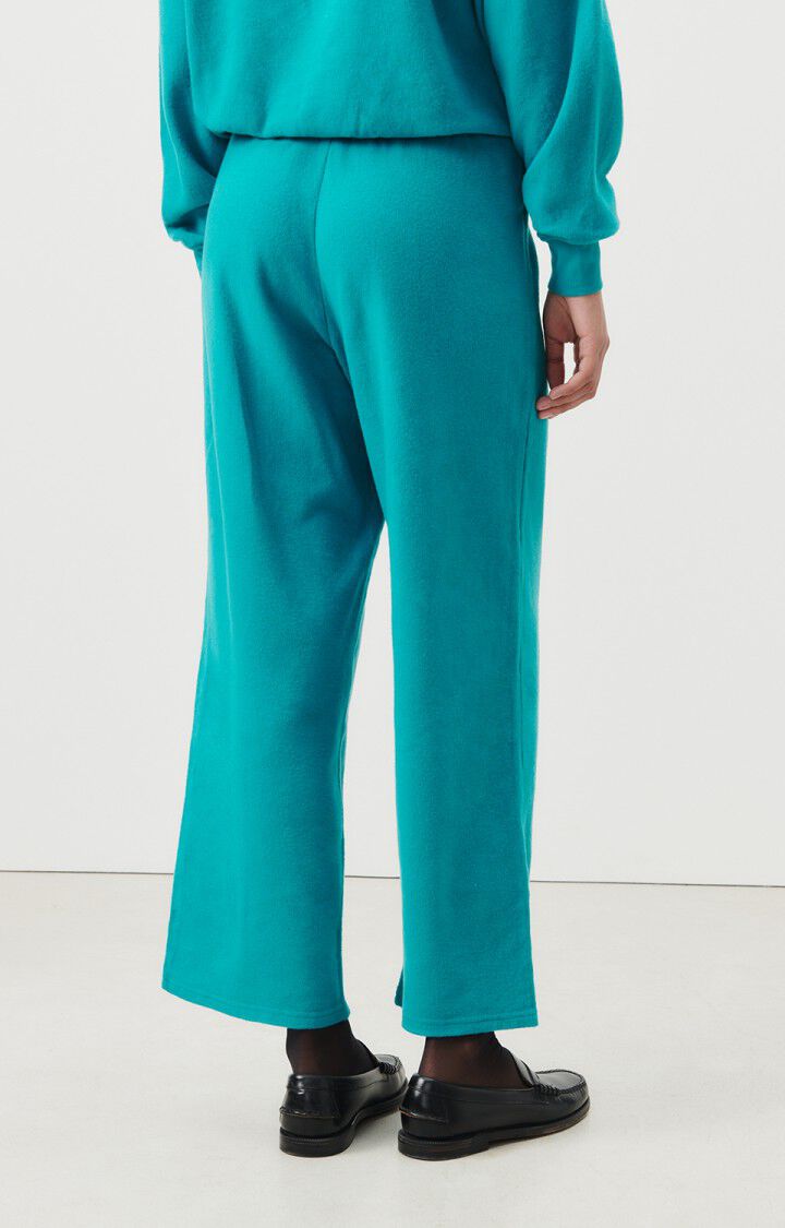 American Vintage Jogging Femme Rullow - VERT CANARD Bleu - H23