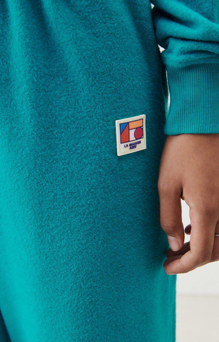 American Vintage Jogging Femme Rullow - VERT CANARD Bleu - H23