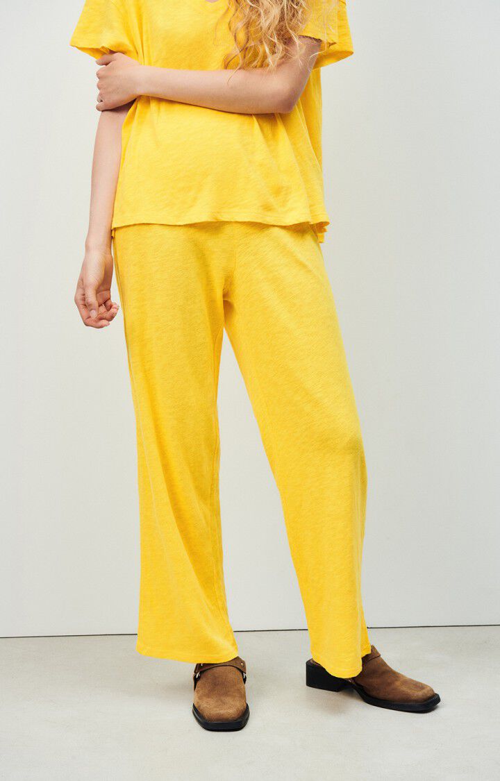 american vintage Jogging femme Sully - POLLEN Jaune - E24