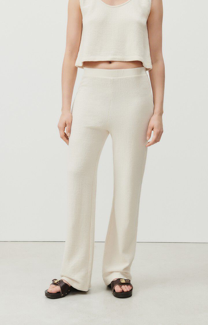 american vintage Jogging femme Tyona - ECRU Beige - E23