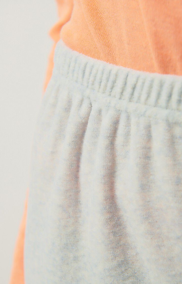 American Vintage Jogging Femme Ukoz - BABY BLUE CHINE Bleu - H23