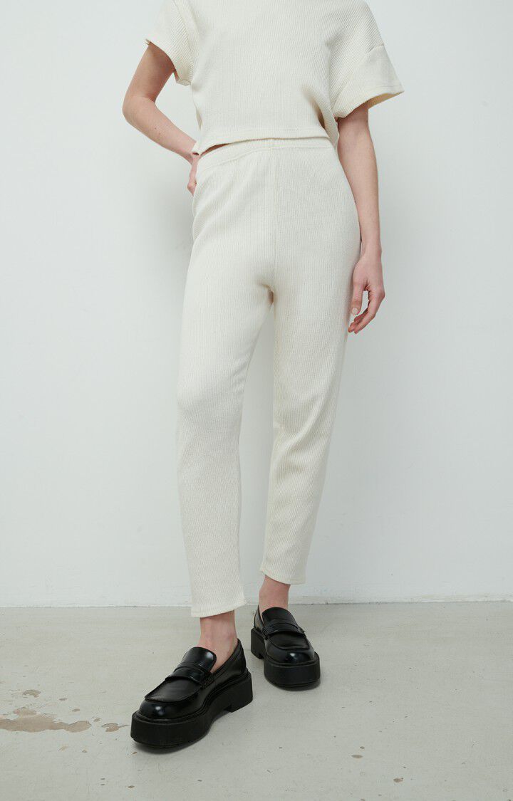 american vintage Jogging femme Ulubay - BLANC Blanc - E22