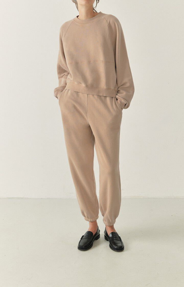American Vintage Jogging Femme Uticity - ICED COFFEE VINTAGE Beige - H22