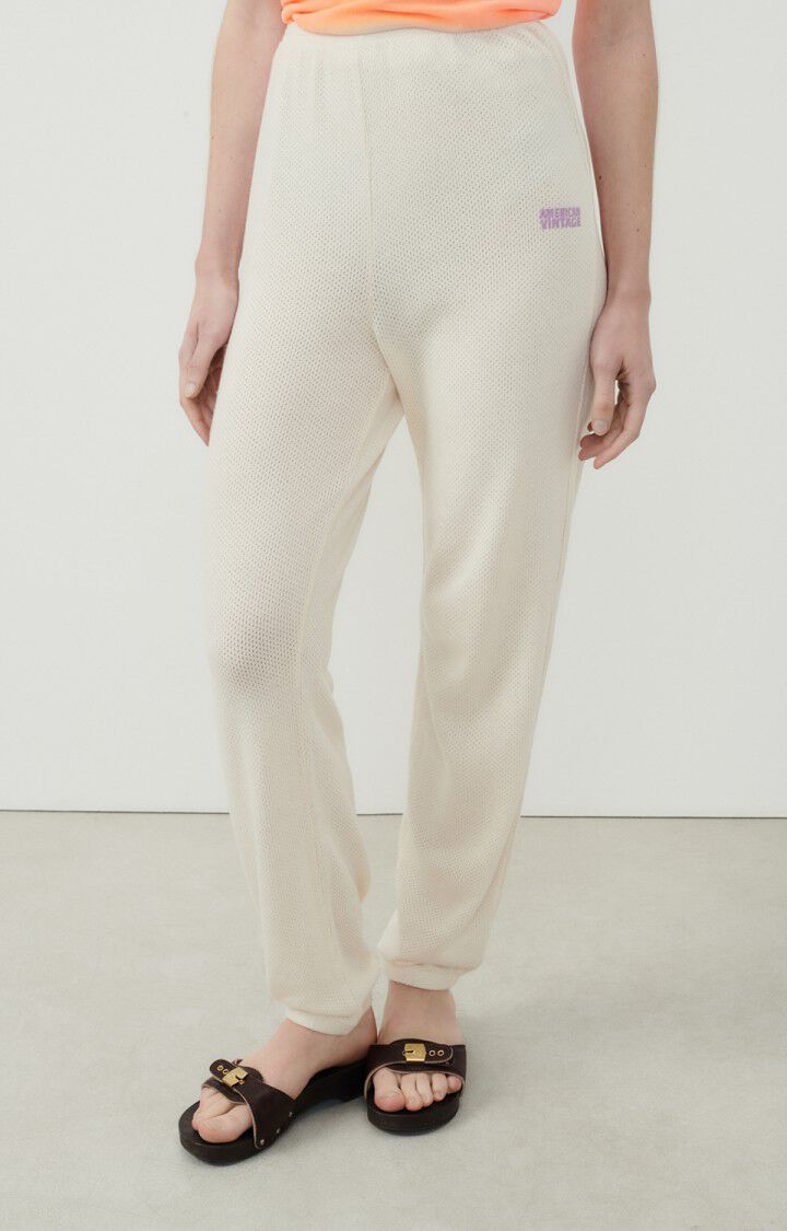 american vintage Jogging femme Vifabeach - ECRU Beige - E24