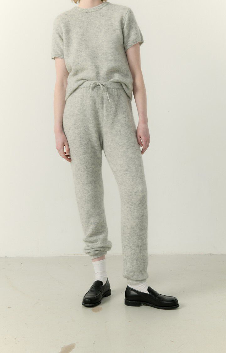american vintage Jogging femme Vitow - GRIS CLAIR CHINE Gris - E23