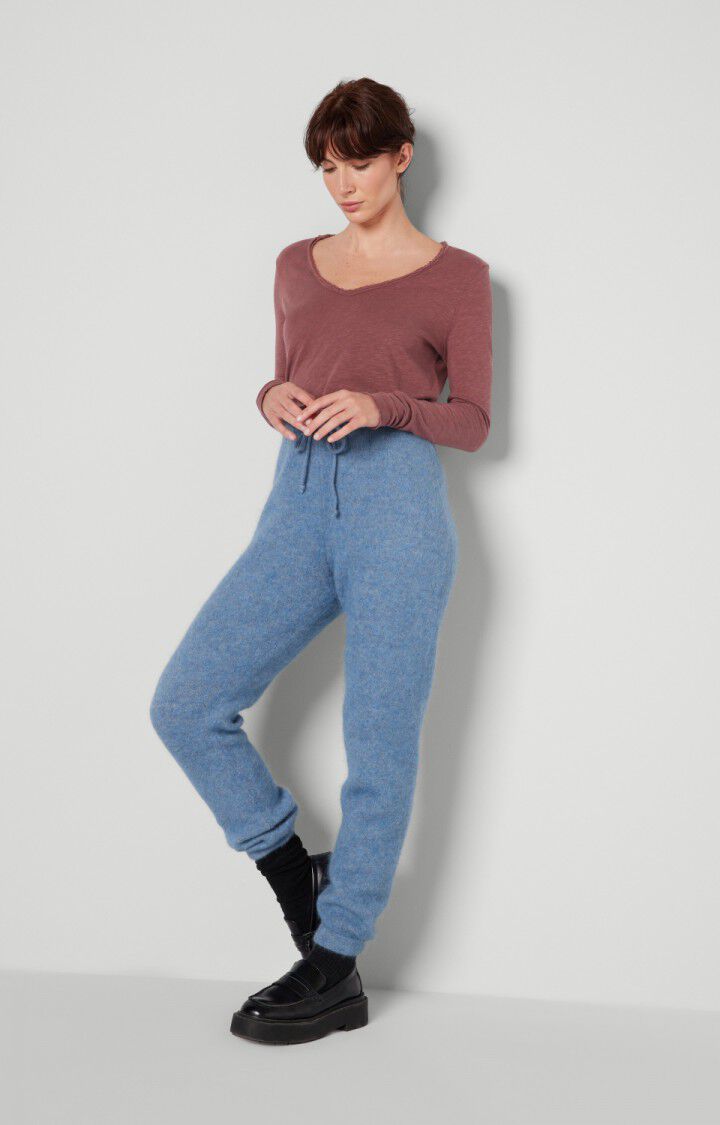 American Vintage Jogging Femme Vitow - HORIZON CHINE Bleu - H22