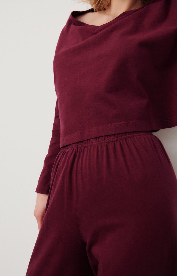 American Vintage Jogging Femme Vupaville - BORDEAUX Rouge - E24