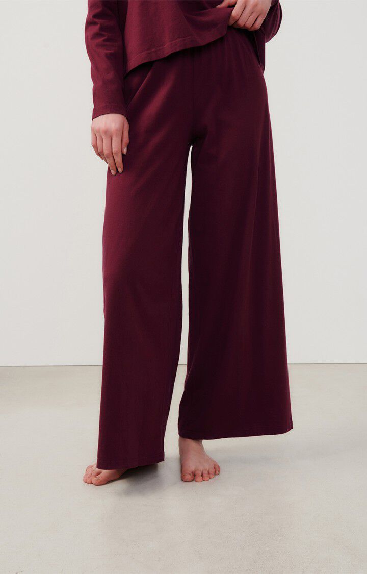 american vintage Jogging femme Vupaville - BORDEAUX Rouge - E24