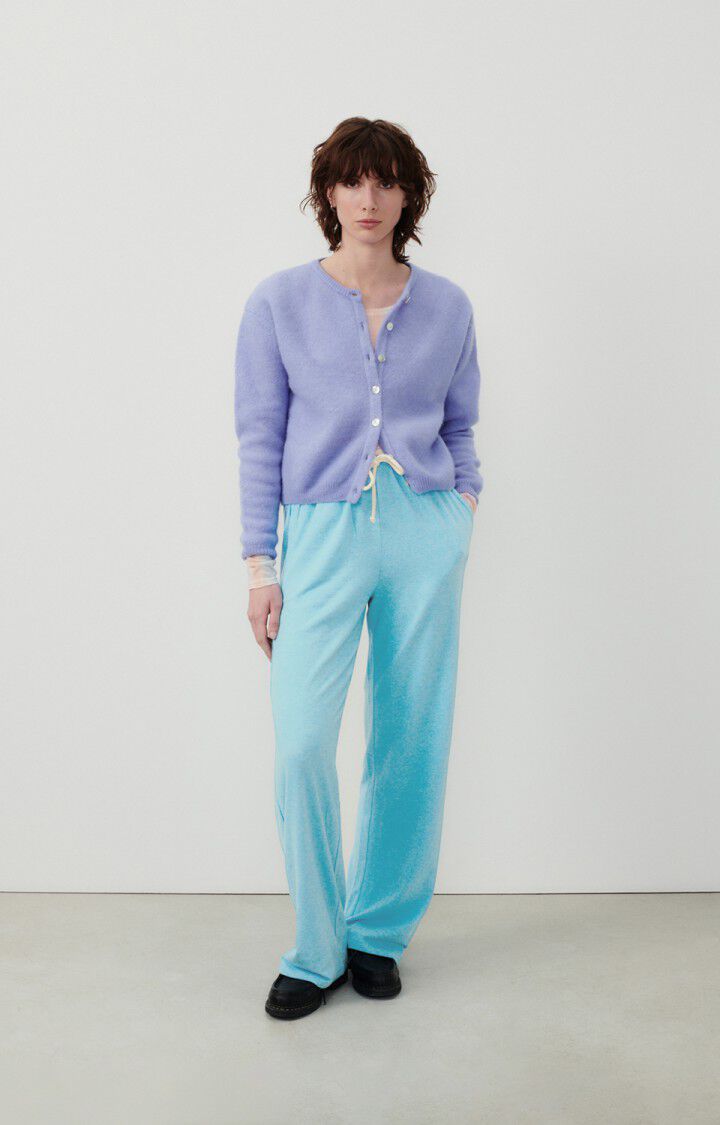 American Vintage Jogging Femme Ypawood - PISCINE CHINE Bleu - E24