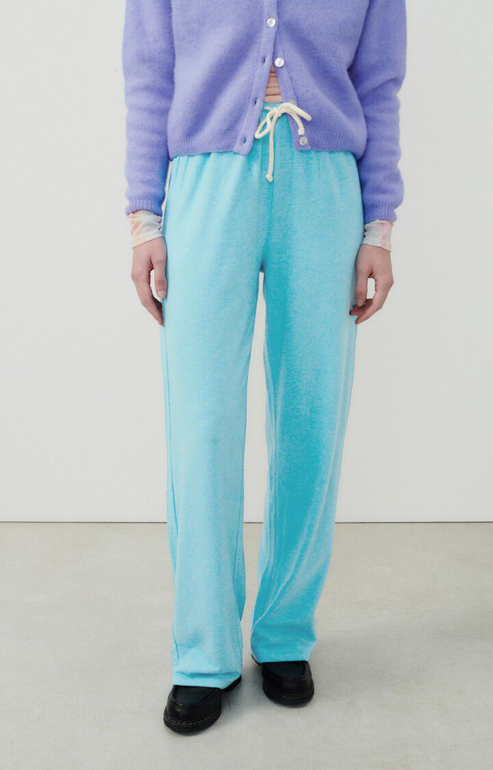 american vintage Jogging femme Ypawood - PISCINE CHINE Bleu - E24