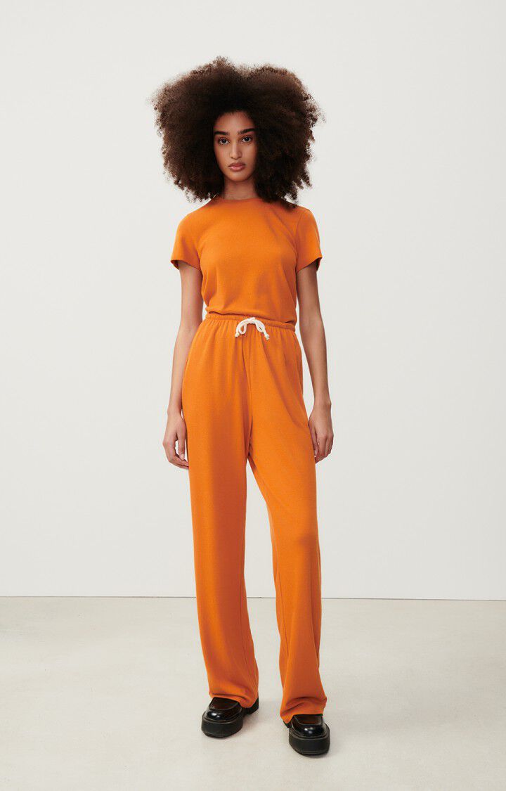 American Vintage Jogging Femme Ypawood - POTIRON CHINE Orange - H23