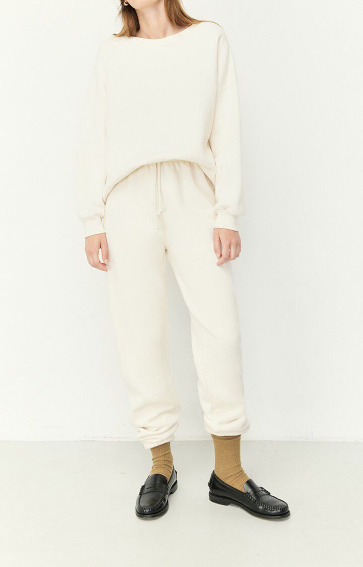 American Vintage Jogging Femme Zutabay - ECRU Beige - H22