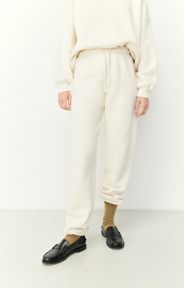 american vintage Jogging femme Zutabay - ECRU Beige - H22