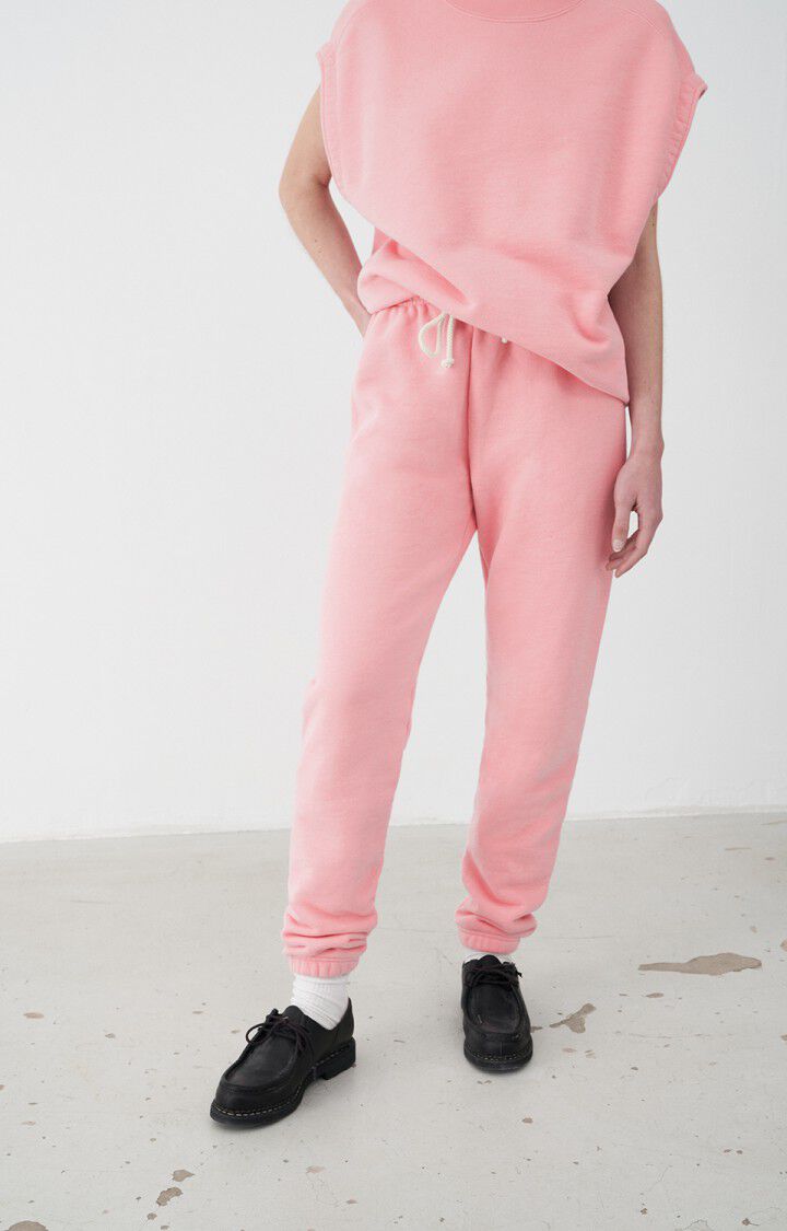 american vintage Jogging femme Zutabay - PIVOINE Rose - E22