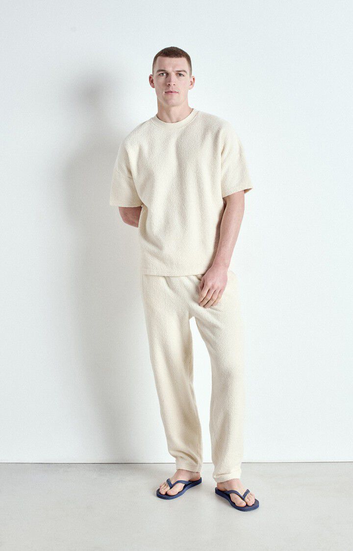 American Vintage Jogging Homme Bobypark - ECRU Beige - E25