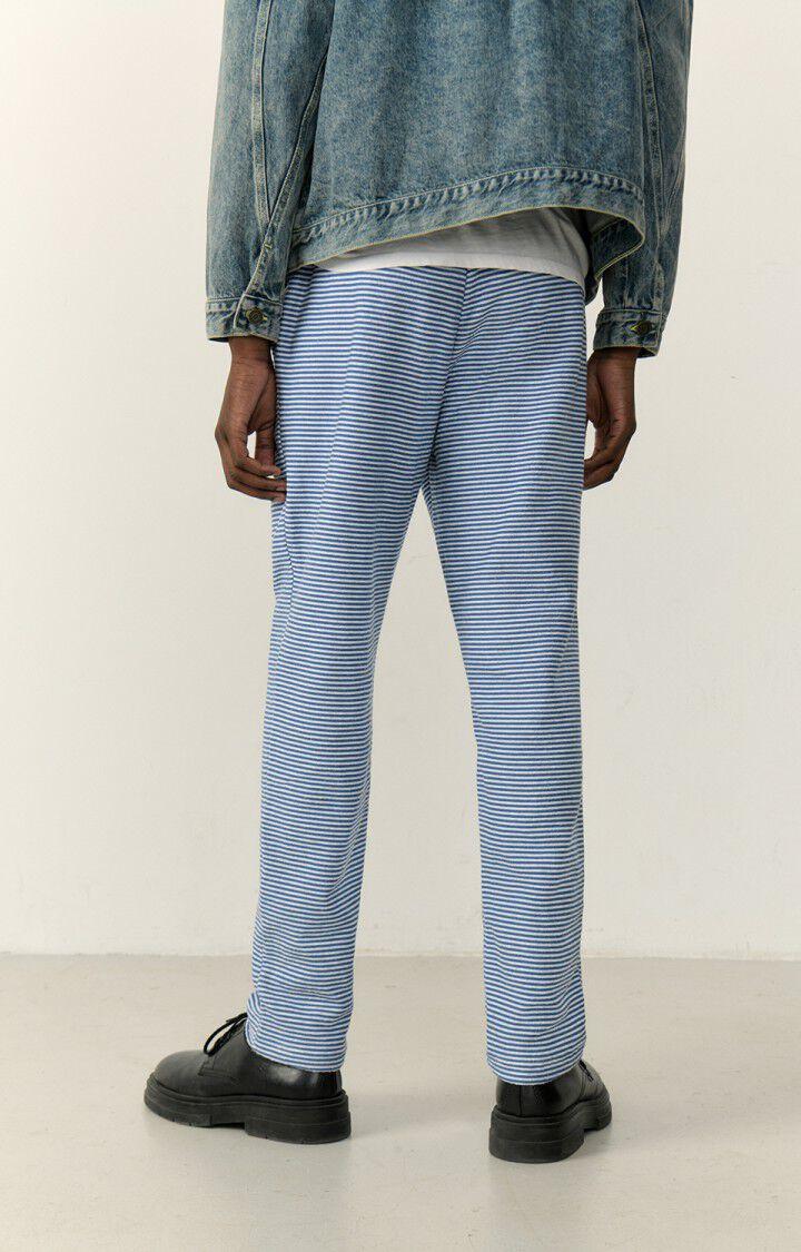 American Vintage Jogging Homme Bobypark - RAYURES BLEUES ET GRISES Bleu - E23