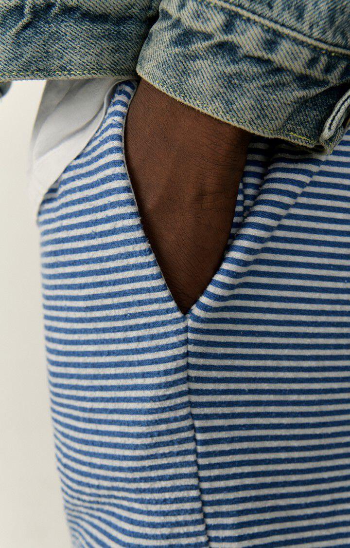 American Vintage Jogging Homme Bobypark - RAYURES BLEUES ET GRISES Bleu - E23