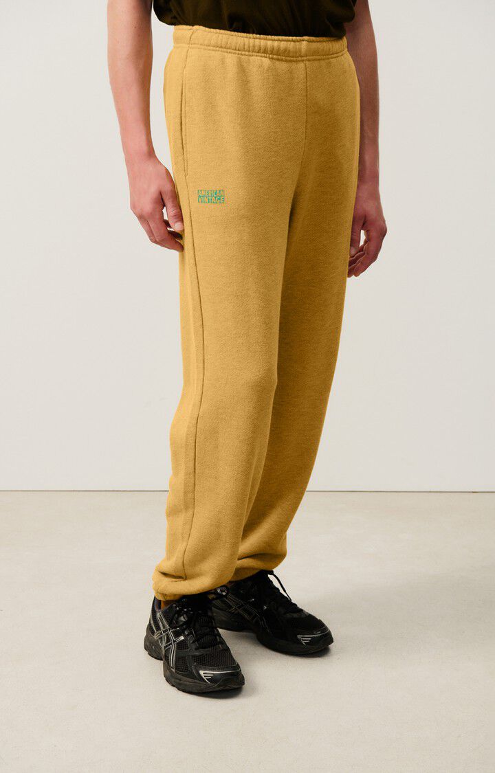 american vintage Jogging homme Doven - CURRY SURTEINT Jaune - H24