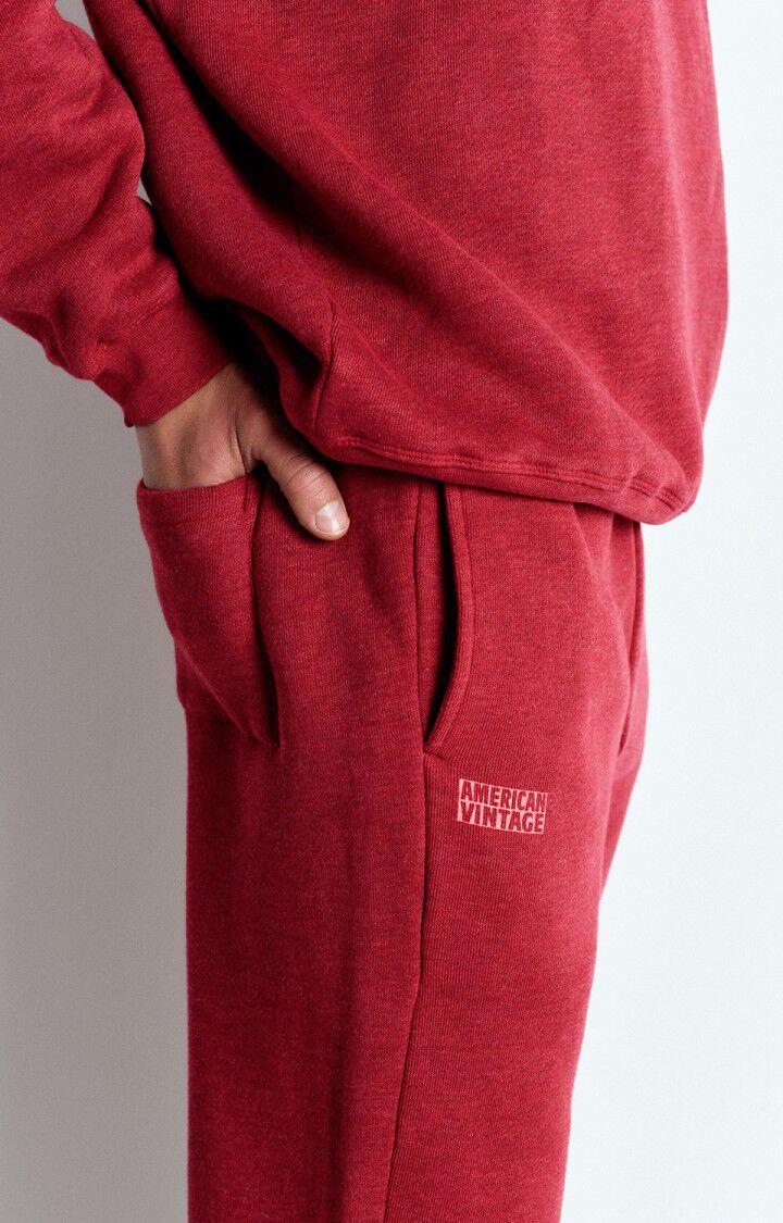 American Vintage Jogging Homme Doven - GRENAT SURTEINT Rouge - E25