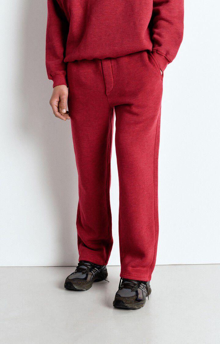 american vintage Jogging homme Doven - GRENAT SURTEINT Rouge - E25